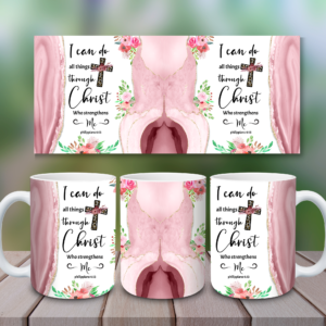 Introducing the 'I Can Do All Things' Pink Mug