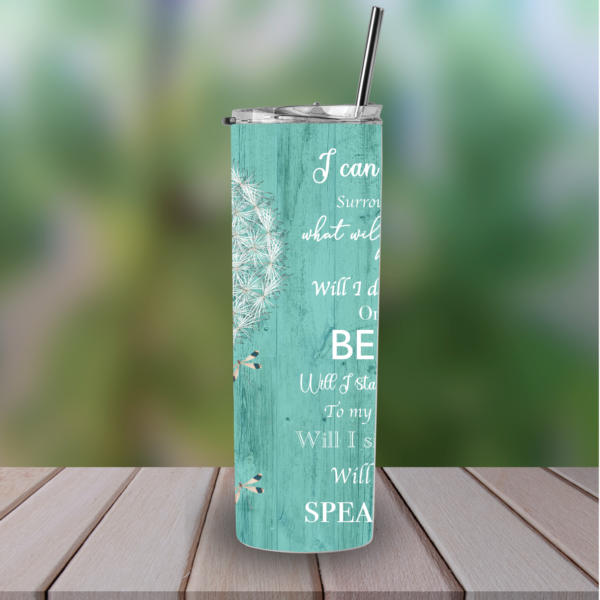 Stay Inspired with Our Mint Green Motivational Tumbler