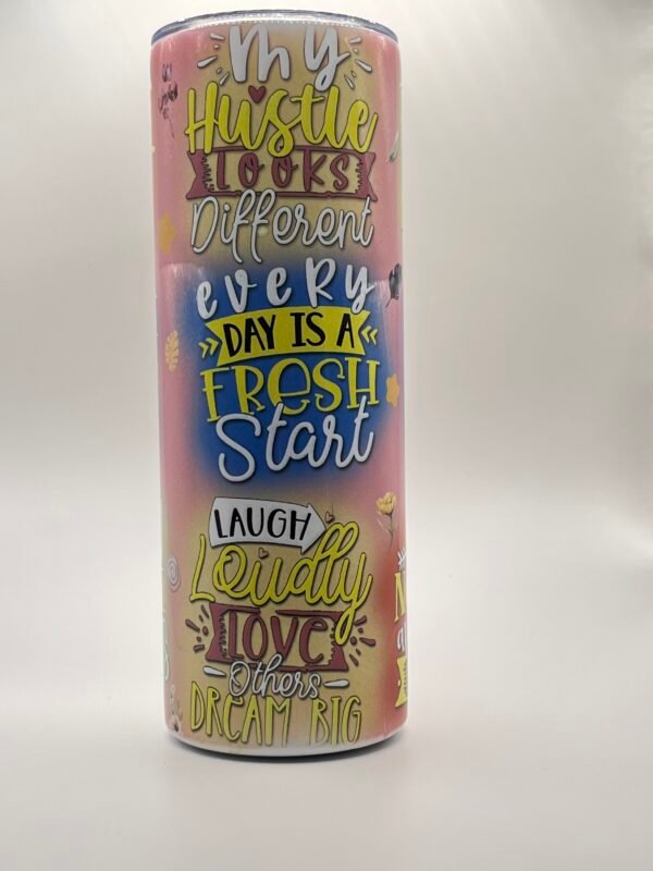 Embrace Each Day with Our Motivational 20oz Skinny Tumbler - Image 2