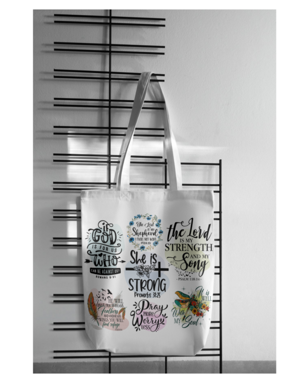 The Lord is My Strength and Song Tote Bag: A Perfect Blend of Style and Faith