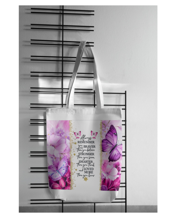 Embrace Your Courage with the 'Braver Than You Believe' Tote Bag